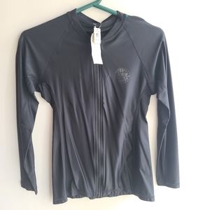 Rip Curl - UV Swim shirt for women Long sleeve with front zipper Black